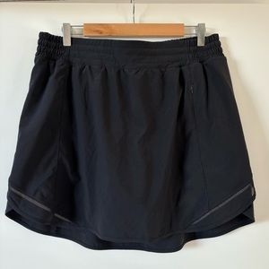 Lululemon Hotty Hot High-Rise Skirt, Black, Size 14 (Long)